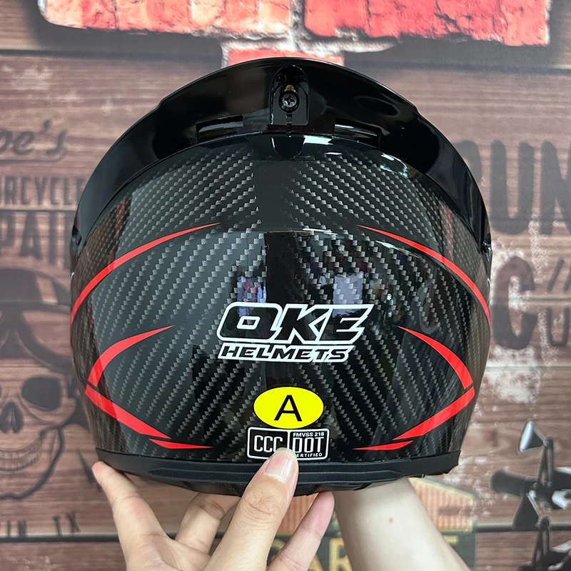 Casco moto maschio retro moto casco completo casco di sicurezza per auto elettrica femminile quattro stagioni casco da equitazione universale