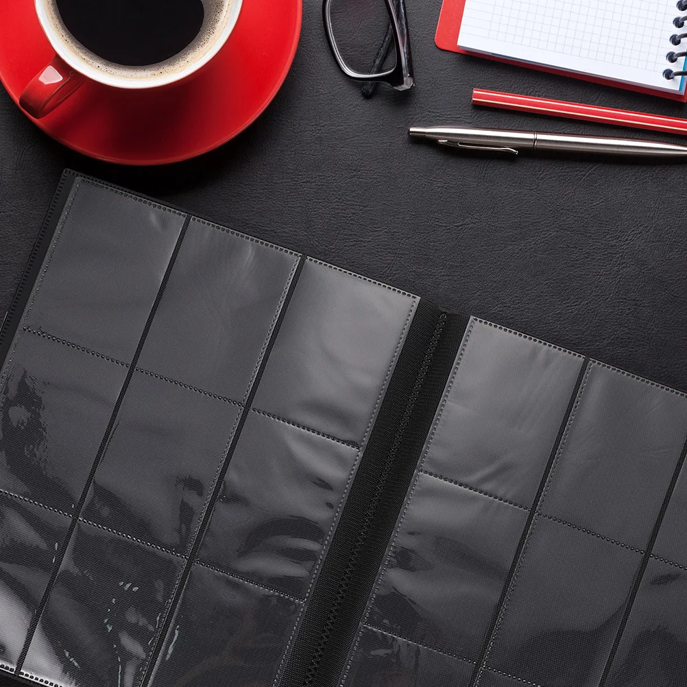 120페이지 카드 보관 바인더 홀더, 트레이딩 스포츠 게임 카드 수집 앨범 보호 슬리브 정리 케이스