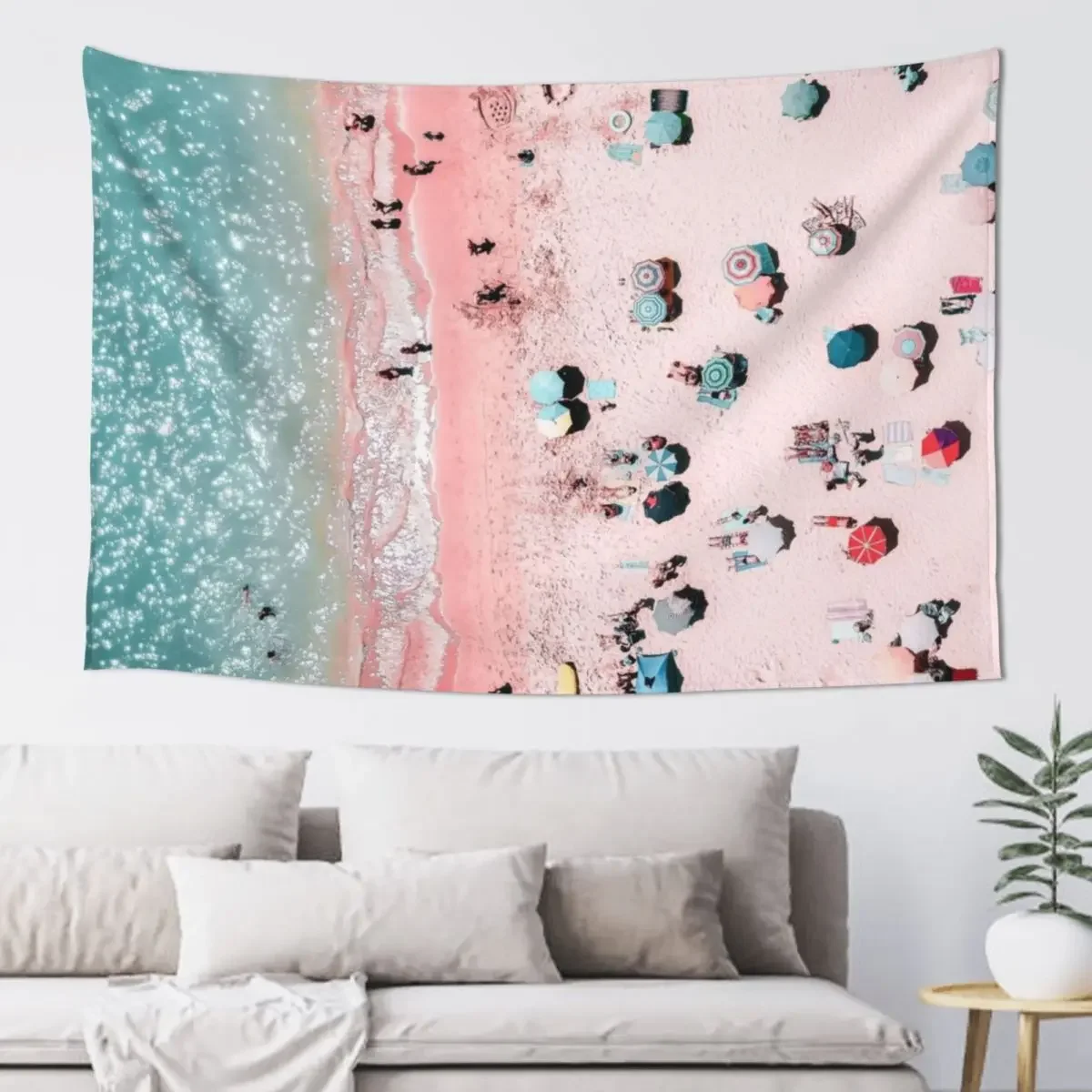 Ocean Print, Beach Print, Wall Decor, Aerial Photography, Bondi Digital Be Tapestry Wall Art Cute Decor Bathroom Decor Tapestry