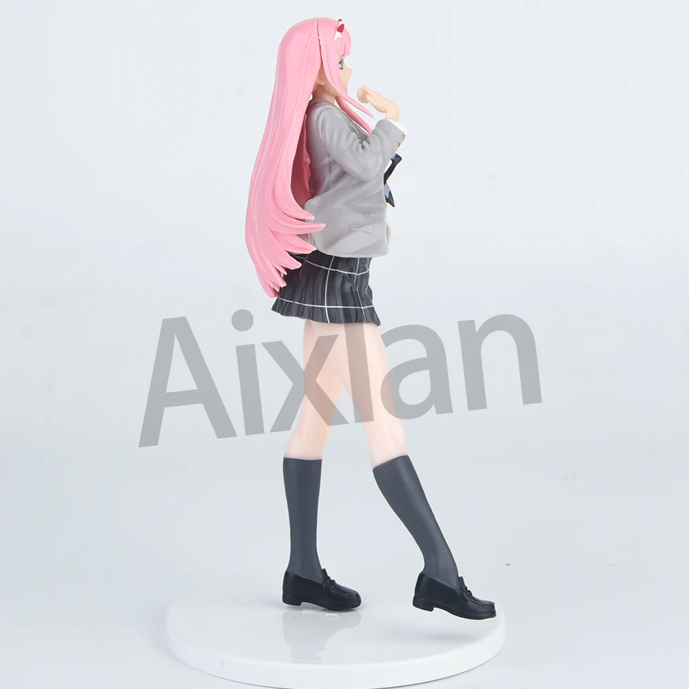 Aixlan 애니메이션 피규어 SEGA Zero Two DARLING in The FRANXX 02 대표팀 PVC 액션 피규어, 소장용 모델 장난감, 어린이 선물, 20cm