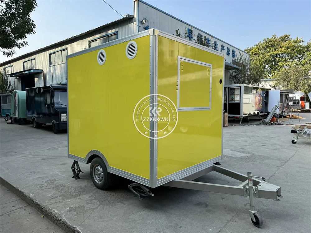 

Customized Container Food Trucks Fast Food Trailers Street Mobile Cart Concession Cart Van For Sale