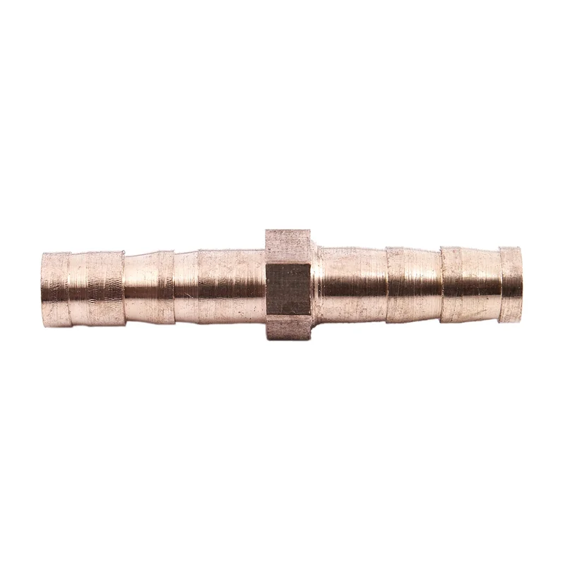15 Pcs Gold Tone Brass Straight Hose Connector Joiner-AT36