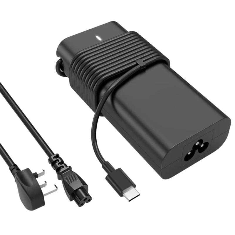 

65W USB C Laptop Charger Power Adapter 100-240V For Latitude 5420 5430 5520