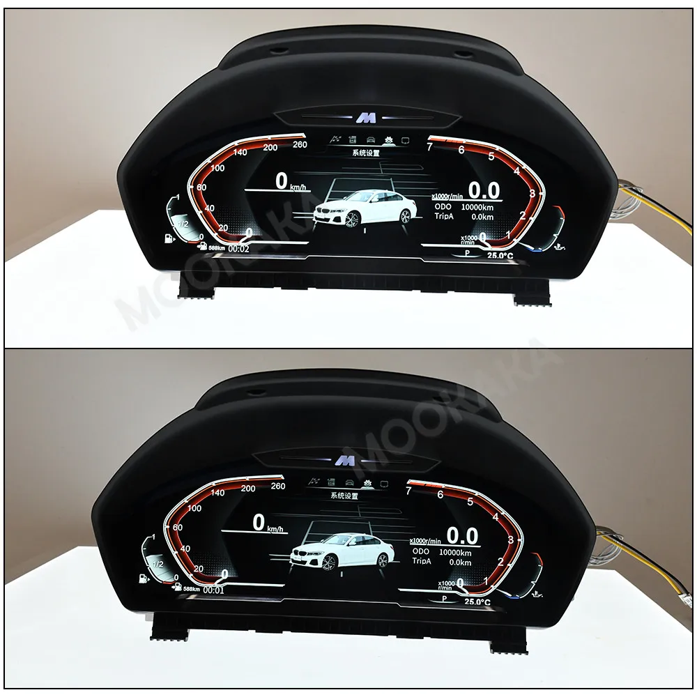 Car dashboard Auto Gauge For BMW 3 Series F30 31 31 32 33 36 DT-F34 2013~2020 Instrument Digital Cluster Panel Linux Speed Meter