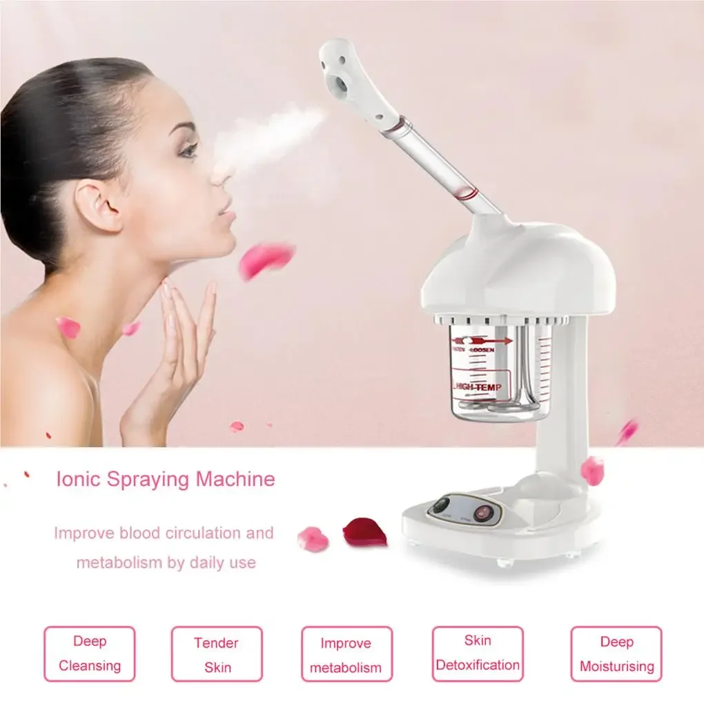 Vaporizador facial iônico profissional para salão de beleza e spa, pulverizador nano avançado para tratamento de cuidados com a pele, pulverizador facial