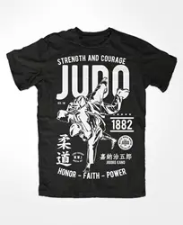 Vintage Wushu Muatai MMA Wrestling Classic Boxing Judo tee Shirt Men's 100% Cotton Casual T-shirts Loose Top Size S-3XL