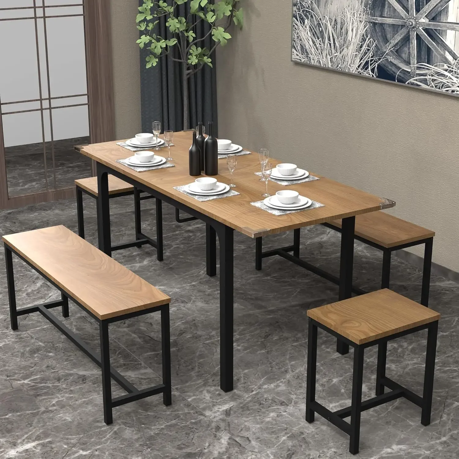 Dining Table Set, 63