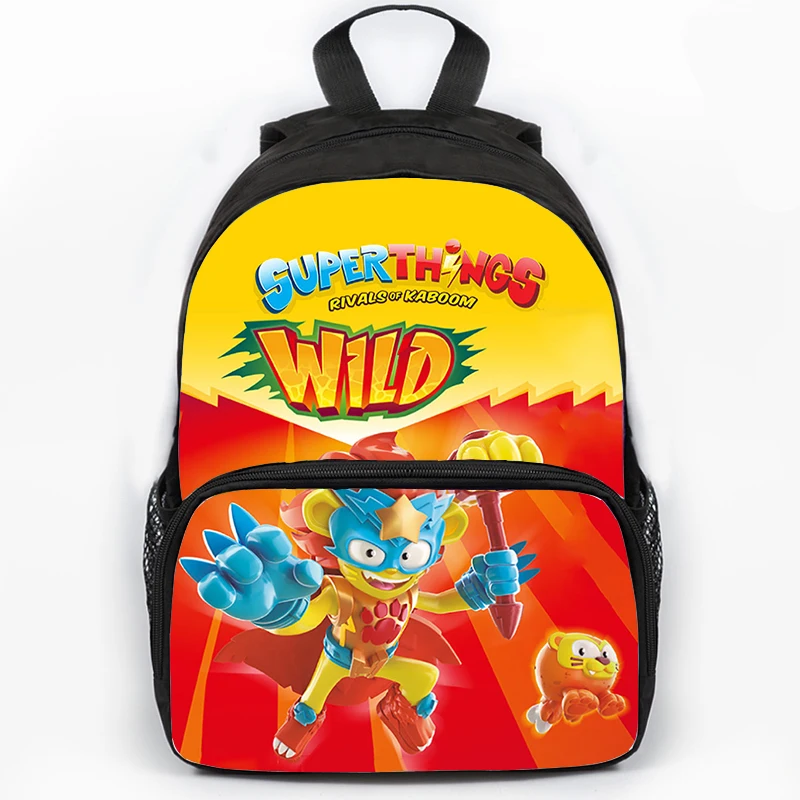 Game SuperThings Wild Kid Backpack Boys Girls Cartoon School Bags Kids Waterproof Bookbag Children Backpack Back to School Gift