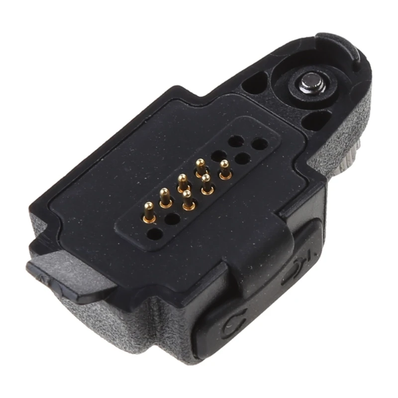 Audios Adapter With 2 Pin Plug- For GP328Plus Retevis RT29 RT48 RT82 Ailunce HD1 Walkie-Talkie 2 Way Radio