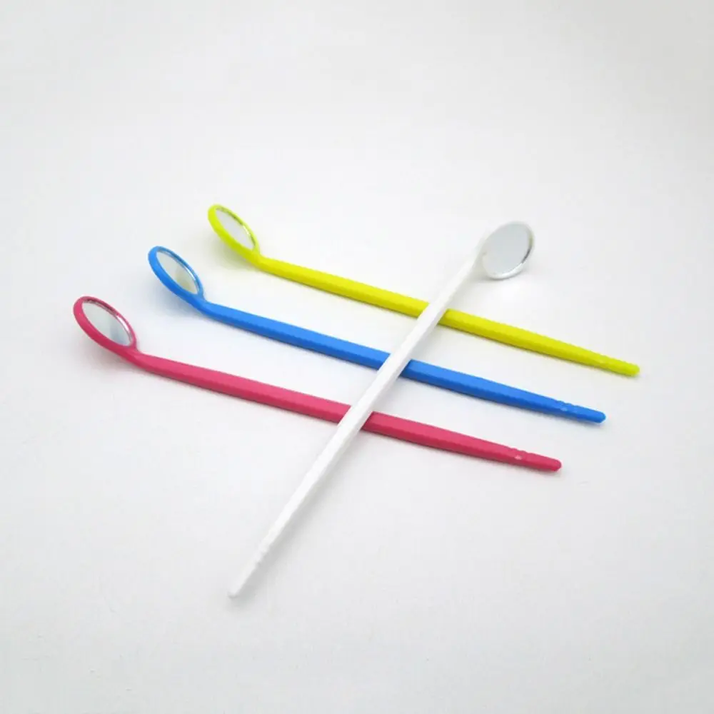 Non-slip Disposable Oral Mirror Anti-fog Safety Plastic Dental Dental Mirror Simple Examination Mirror Dentist Tools