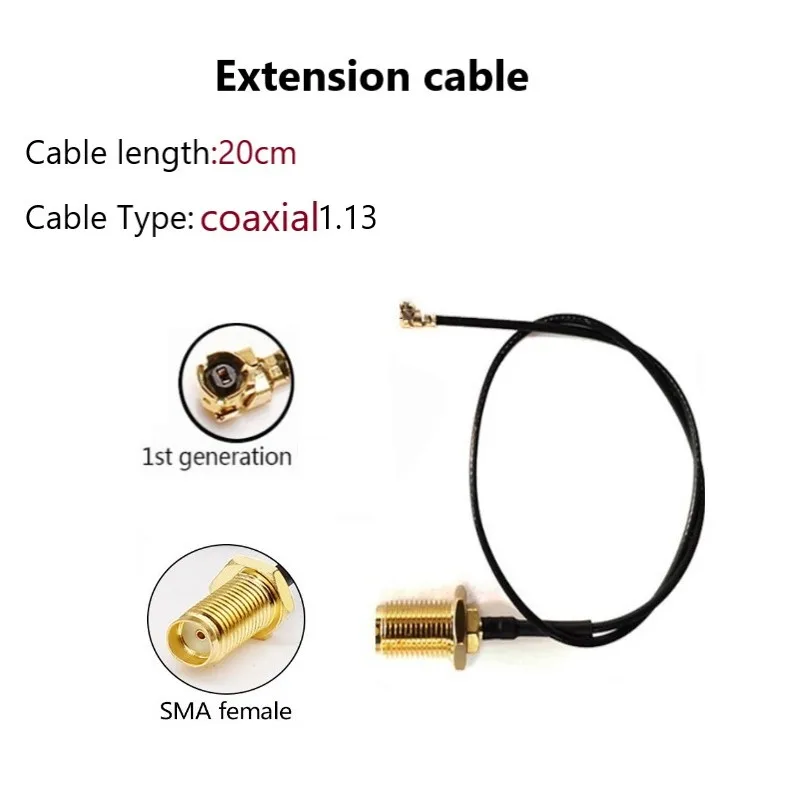 Großhandel 868MHz Antenne mit 3dBi Verstärkung, SMA-Stecker, Weiß, Winkelantenne, SMA-Buchse, Kabel, 20 Stück, LoRa LoRaWAN 868MHz Meshtastic Antenne – Detail 9