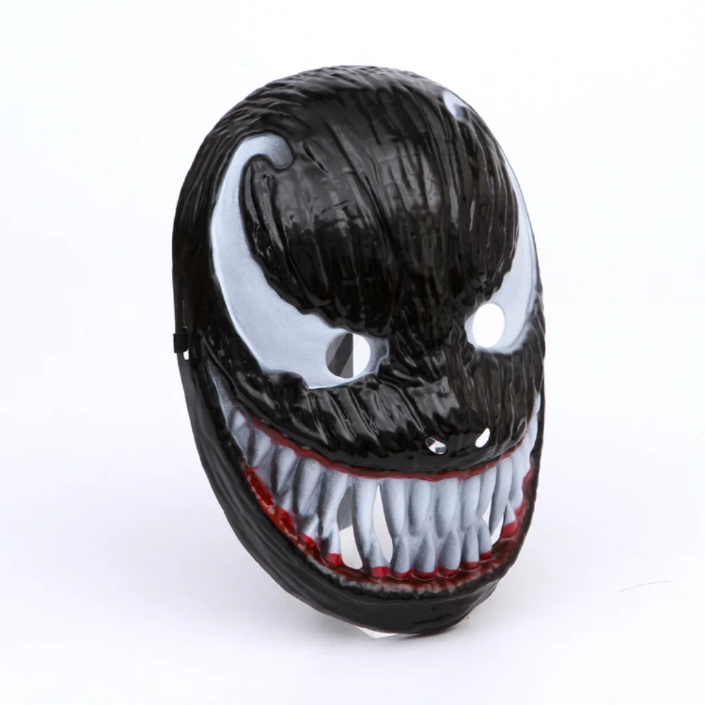 Venom Filme Unisex Cosplay Máscara, Máscaras de Plástico Horror, Halloween Adereços, Masquerade, Natal, Carnaval, Festa Festival, Presentes para Crianças e Adultos