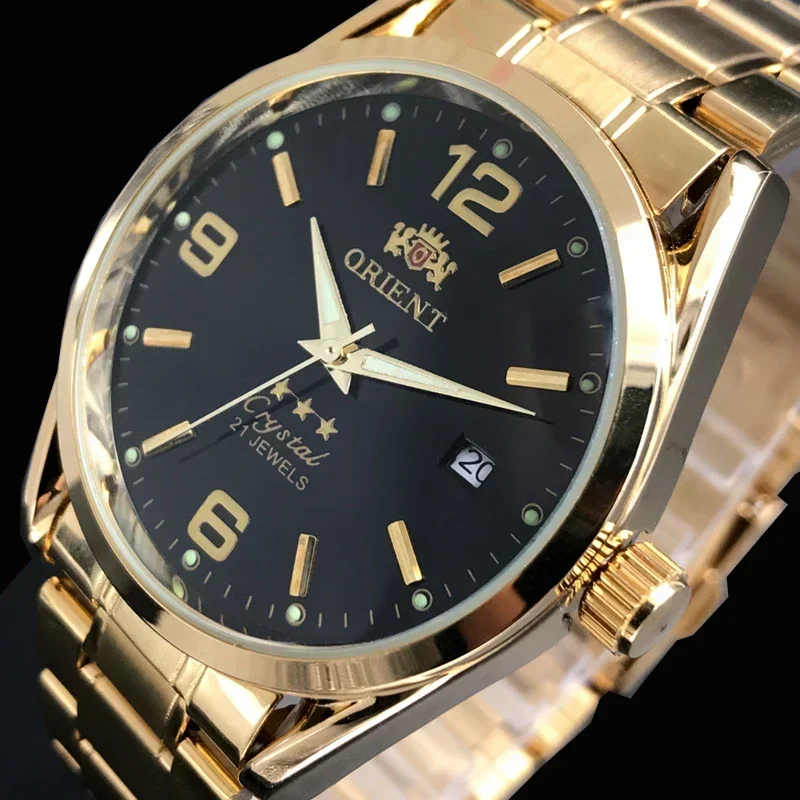 ساعات أورينت عالية الجودة AAA ساعة العلامة التجارية الجديدة أفضل ساعة رجالي فاخرة متعددة الوظائف جميع الصلب التلقائي الميكانيكية توربيون