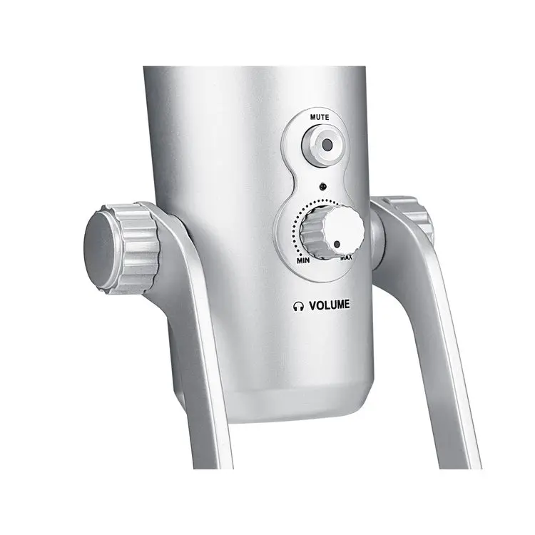 Micrófono USB flexible con patrón polar para dispositivos iOS Dispositivos y compitores Android