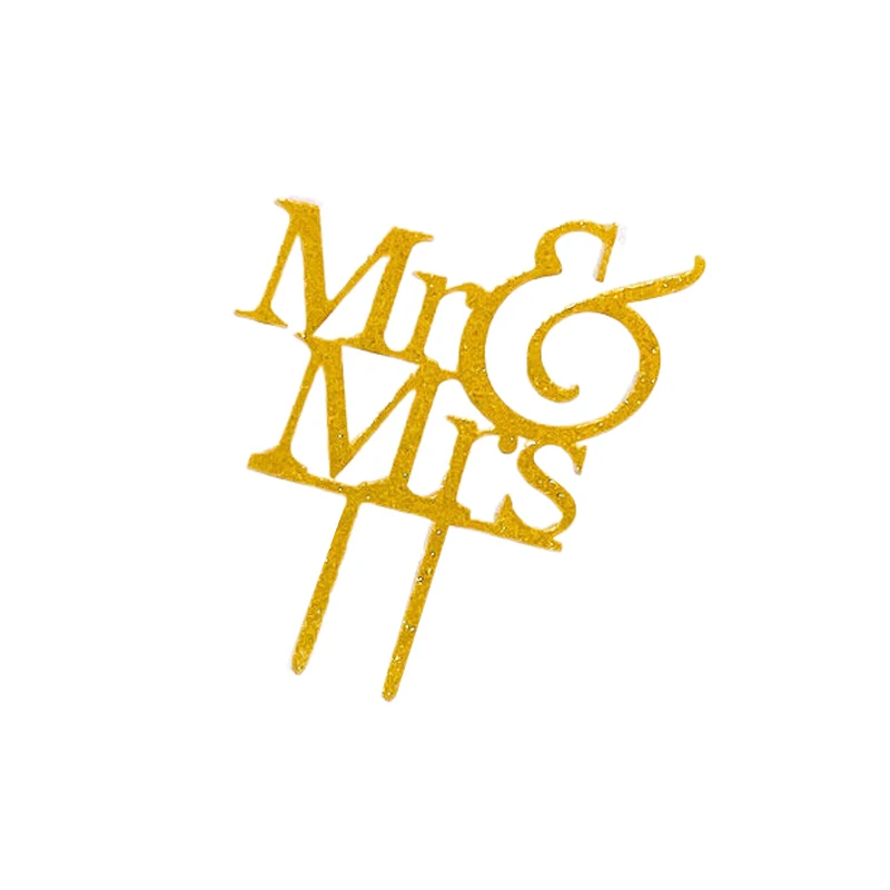 1 قطعة كعكة الاكريليك زوجين المساعدة في حفل زفاف حفل زفاف الحلوى الديكور