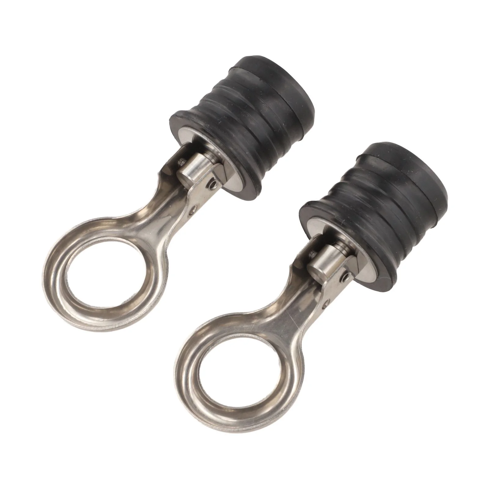 Boat and Lawn Roller Drain Stopper Featuring Stainless Steel Frame and Elastic Rubber Seal for Consistent Water Tight Closure - view 3