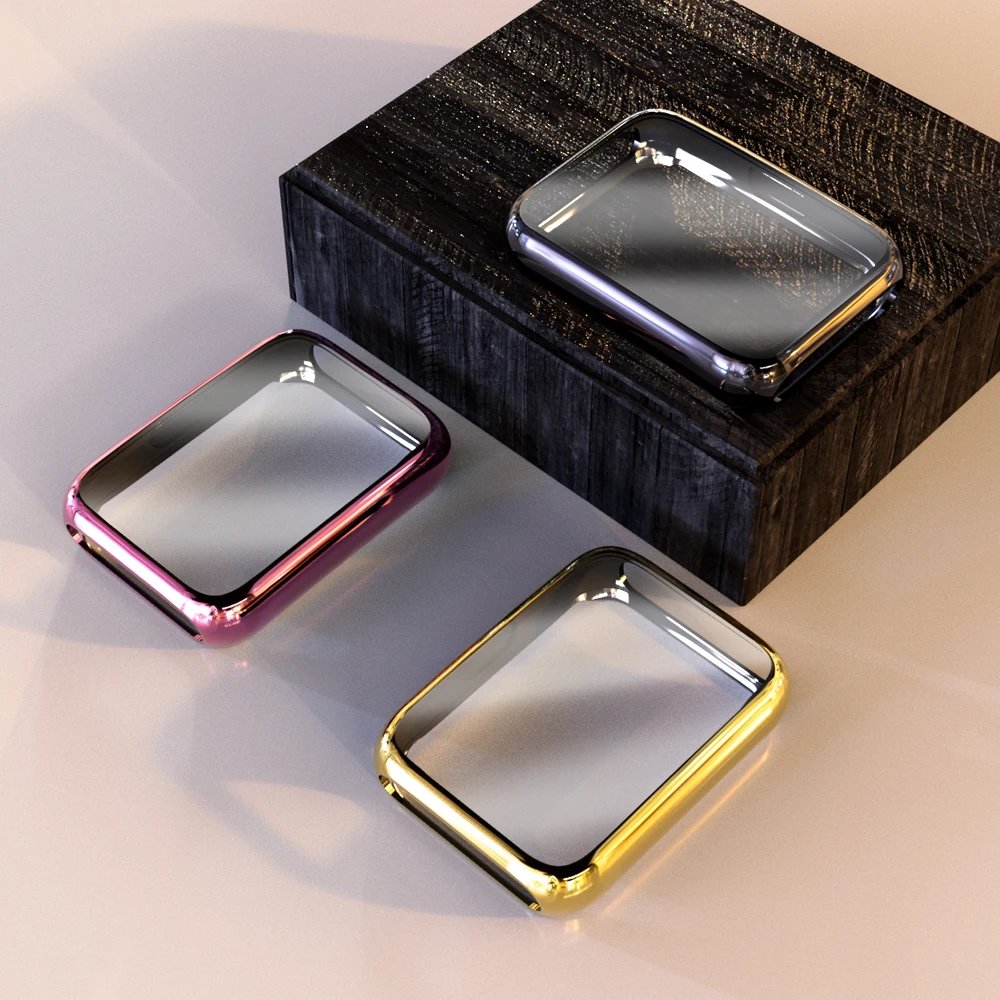 Funda protectora de TPU galvanizada para Huawei Watch Fit 2 Fit2 cubierta protectora de pantalla completa