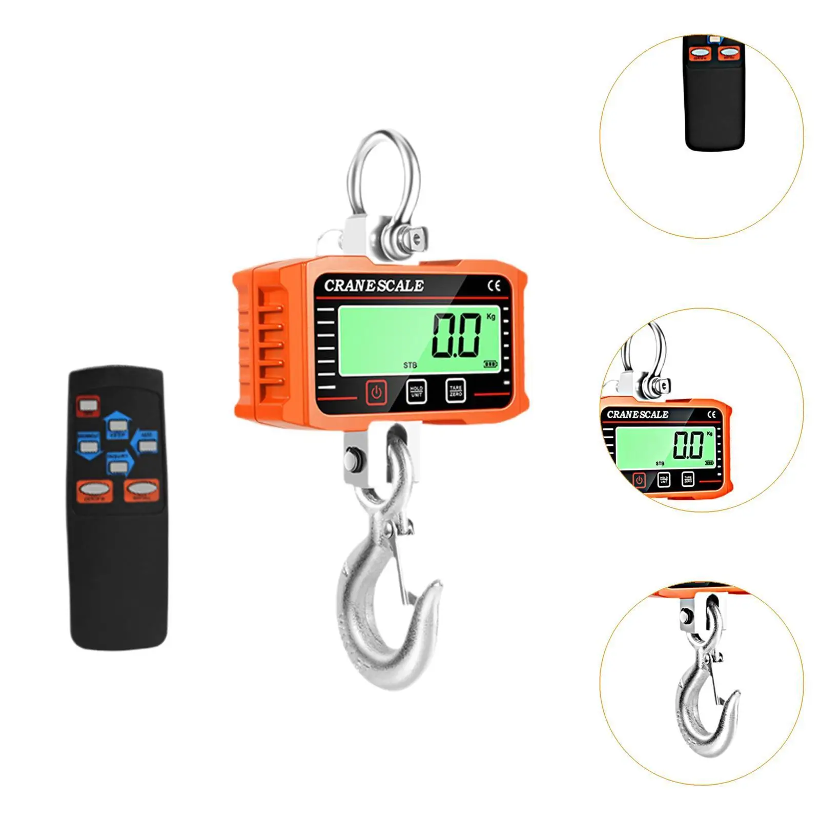 Digital Hanging Scale Gift Baggage Luggage Scale Parcels 1000kg Crane Scale