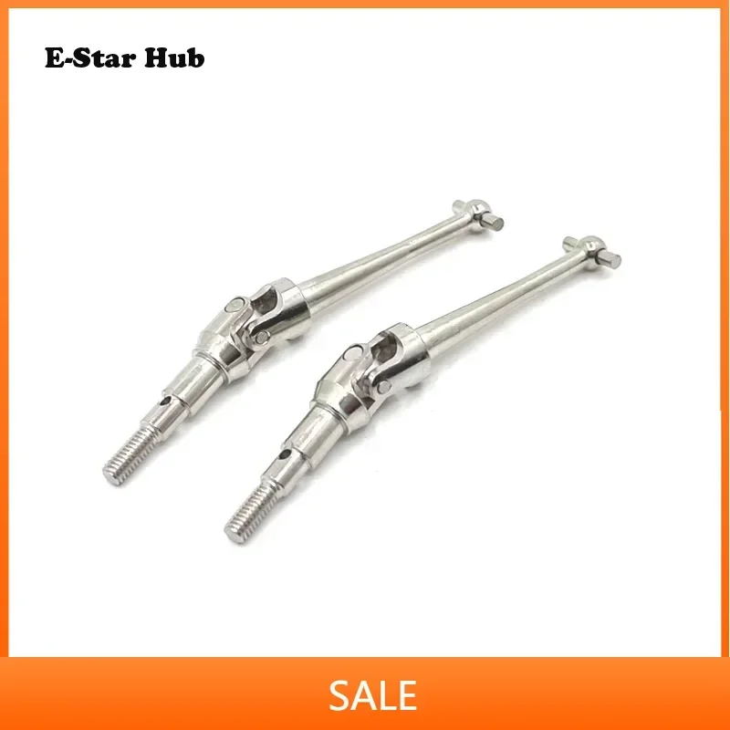 2pcs Steel Metal Drive Shaft CVD Driveshaft for Hyper GO MJX 1/16 H16 16207 16208 16209 16210 RC Car Upgrade Parts Accessories