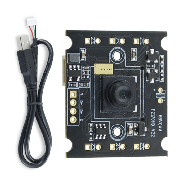 Camera Module 2MP Autofocus OV2720 30FPS USB Distortion Frees Output Camera Module 1920x1080 Industrial Webcam Board