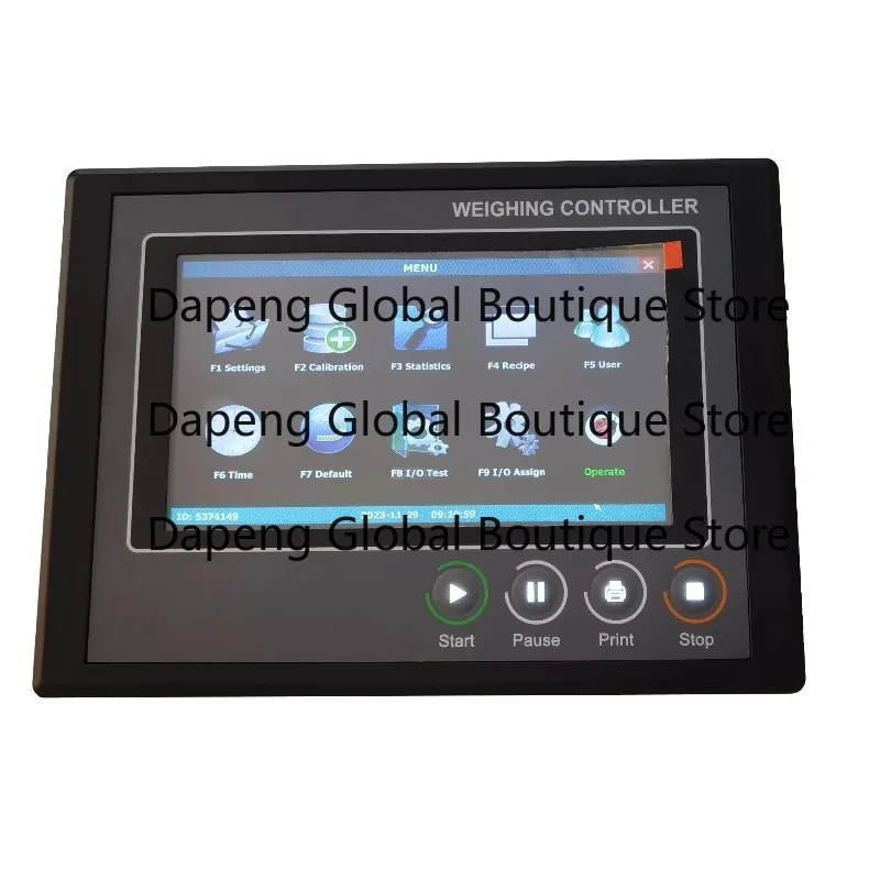 2024 New Model Touch Screen Packing Bagging Controller With 4 Push-button Switch, Weighing Controller with Stainless Steel