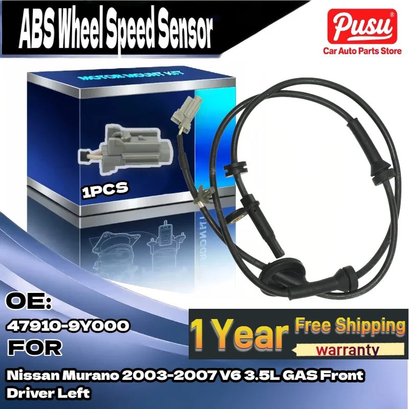 

Датчик скорости переднего левого колеса ABS водителя для Nissan Murano 2003-2007 V6 3.5L 47910-9Y000