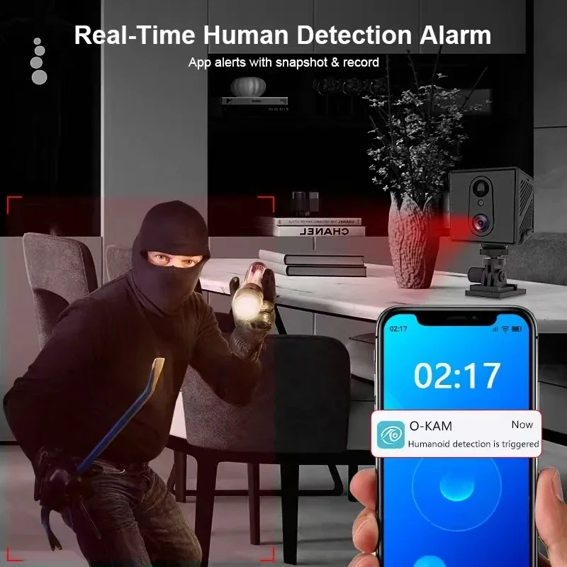 3MP Wifi Security Camera Color Night Vision Home Cam 2 Way Audio Motion Detection Alarm Bady Monitor Indoor Surveillance Camera