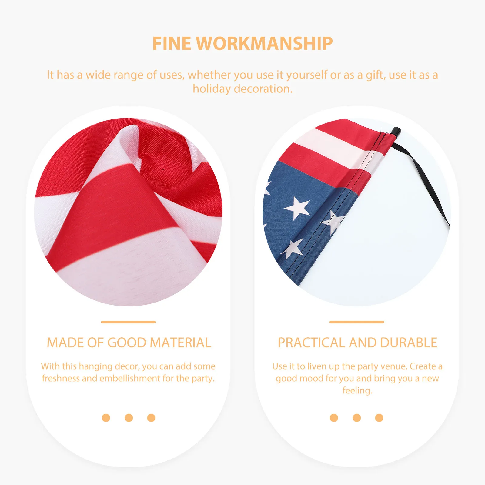 

1 Pair Independence Day Door Banner Outdoor Porch Decoration Party Gate Couplet Home Garden Flag Door Hanging Ornament Bunting