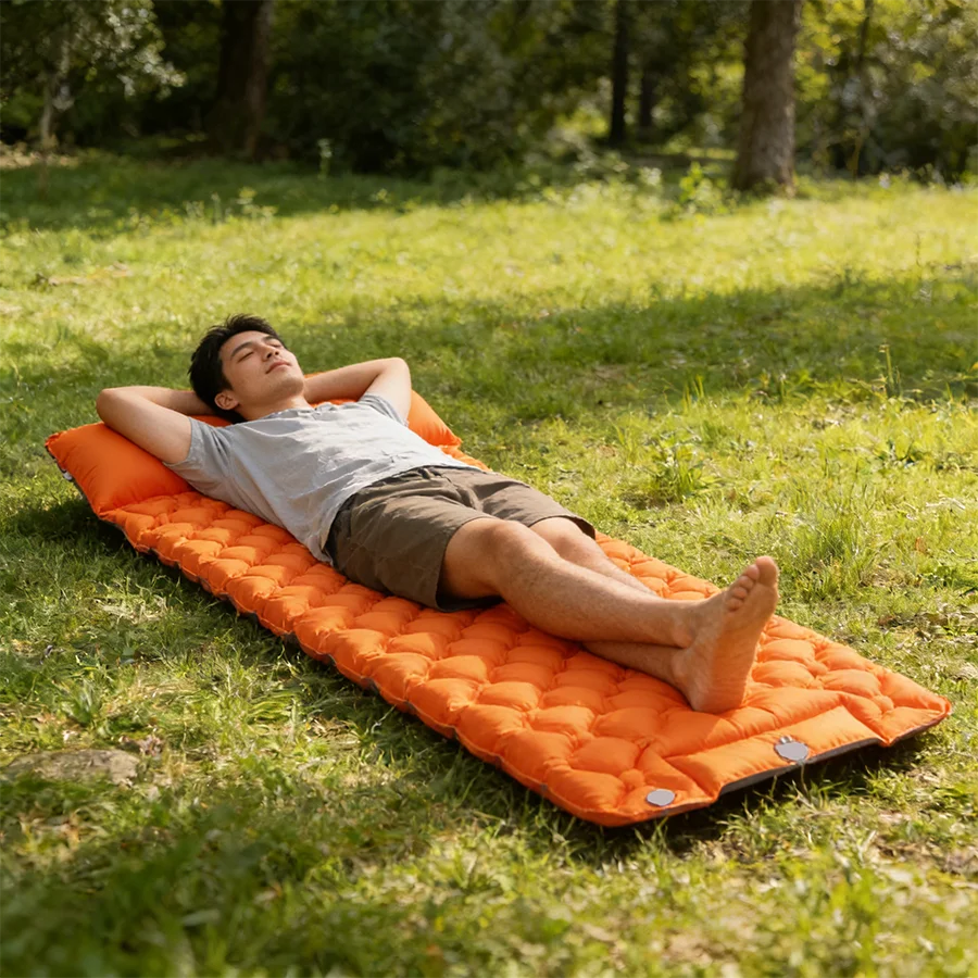 TARKA Rhombus Camping Mattress Self-inflating Air Cushion, Outdoor Tent Sleeping Pad Bed, Hiking Campsite Must Have Supplies