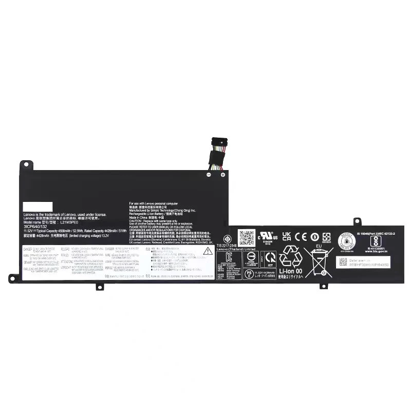 Imagem -02 - Bateria do Portátil Lenovo Ideapad Flex L21m3pe0 L21c3pe0 L21l3pe0 L21b3pe0 L21b3pe0 14iru8 14abr8 16iru8 16abr8