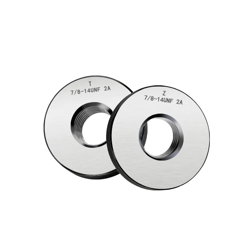 1SET(GO+NOGO) 2A  American Standard Metric Fine Thread Ring Gauge  UNC UNF UNS1'' 1'' 1/16 1'' 1/8 1'' 3/16 3/8Measure Tool