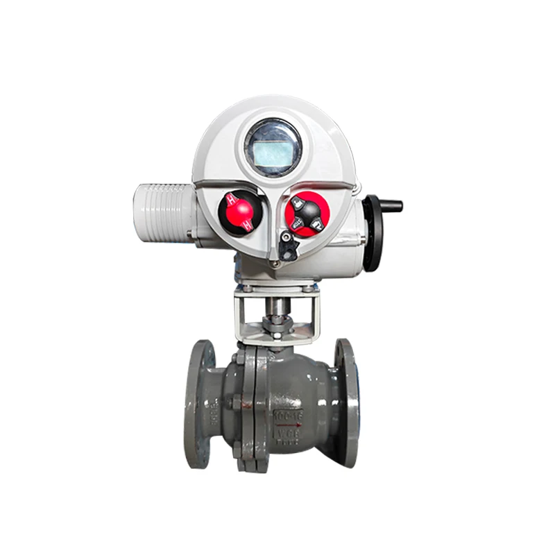 DN100 WCB Electric Motorized Ball Valve with Actuator