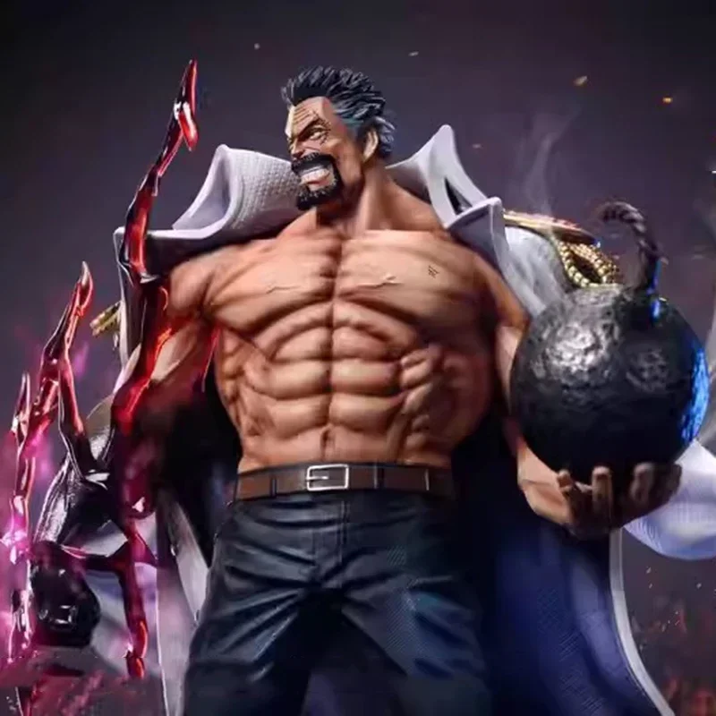 Anime Iron Fist Monkey D Garp Action Figures Cape Heroes One Piece Figures PVC Collection Statue Model Toys Decoration Gifts