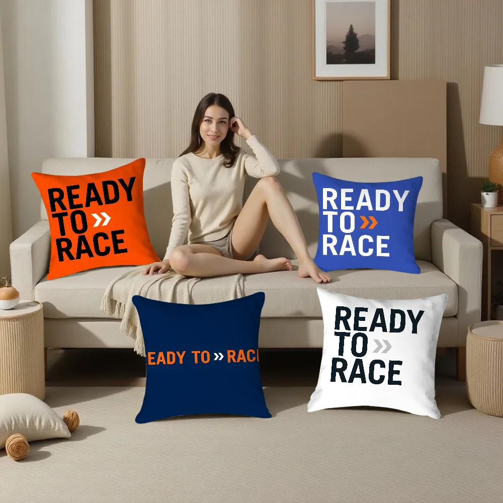 R-Ready To Race Logo Pillow Case Plush Fabric Soft  Pillowcase Double Sided Print Cushion Cover Household Gifts