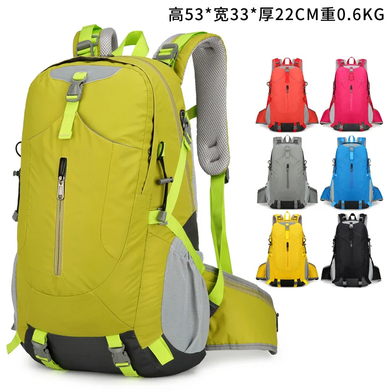 Mountaineering bag 40L hiking and camping backpack, multi-functional large-capacity waterproof travel bag