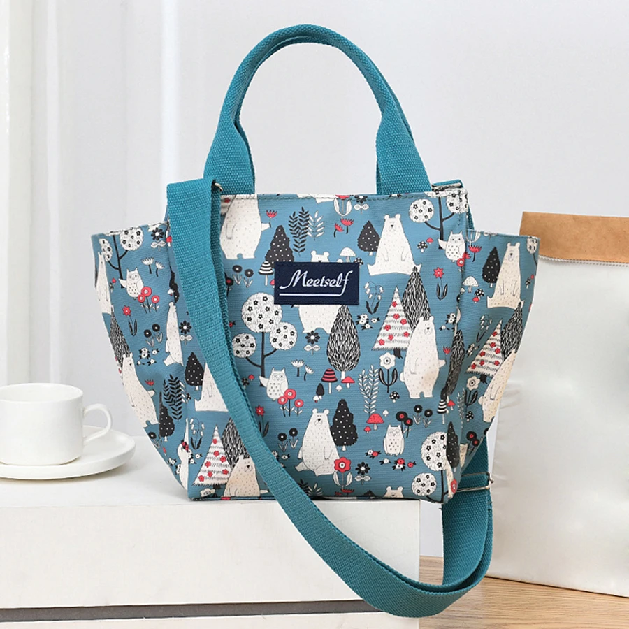 

New men's single shoulder bag with animal prints Oxford waterproof lunch bag daily and outdoor sling storage bag