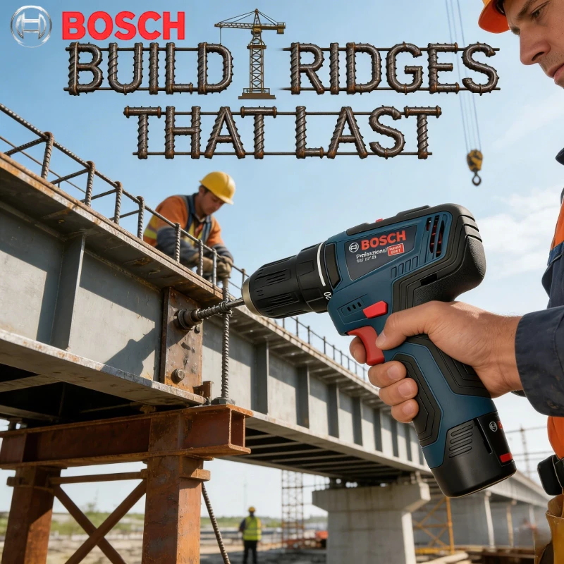 Bosch-GSB 12V-30 Professional Electric Drill, Cordless Driver, Multifunctional, Household, Screwdriver, DIY