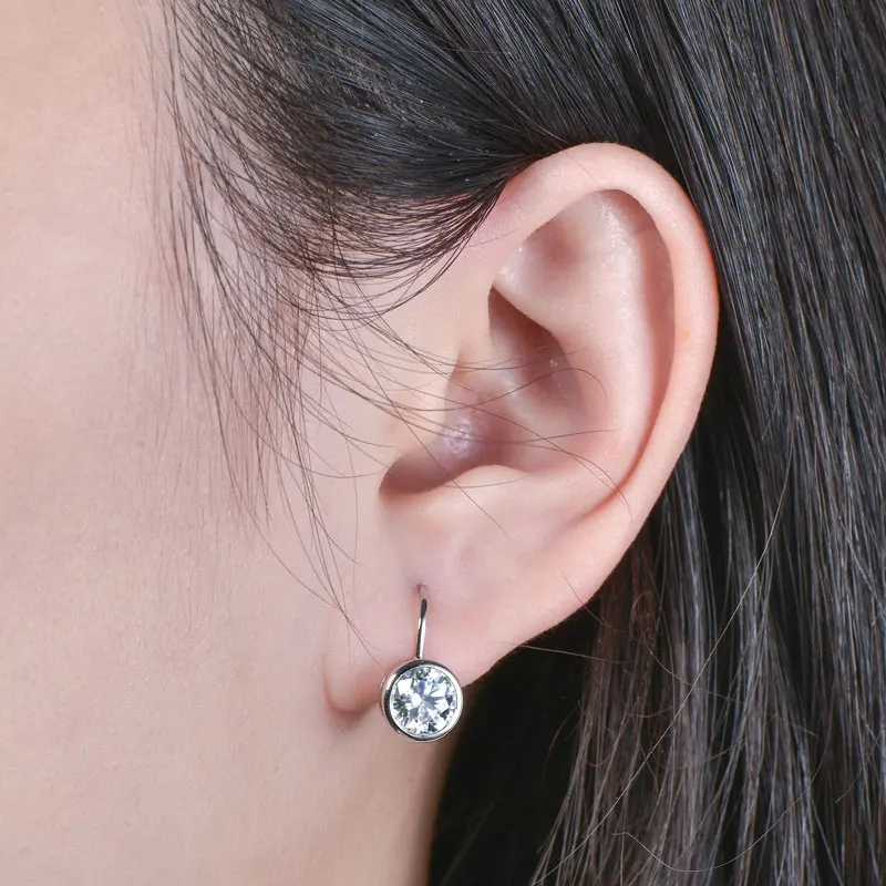 Lnkry 5MM/6.5MM/8MM Moissanit-Creolen 14k Goldgefüllte Funkelnde Labor-Diamant-Hebelverschluss-Ohrringe für Frauen Geschenk – Detail 15