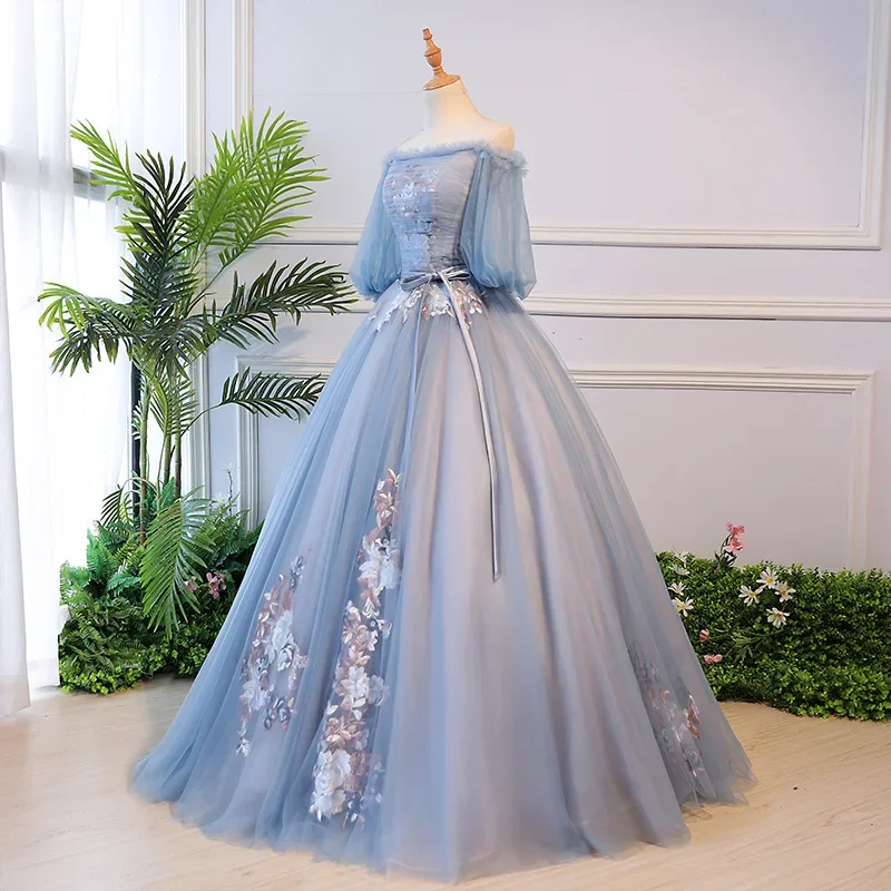 Evening dress 2024 new temperament tutu skirt banquet dress skirt party solo small dress socialite party evening