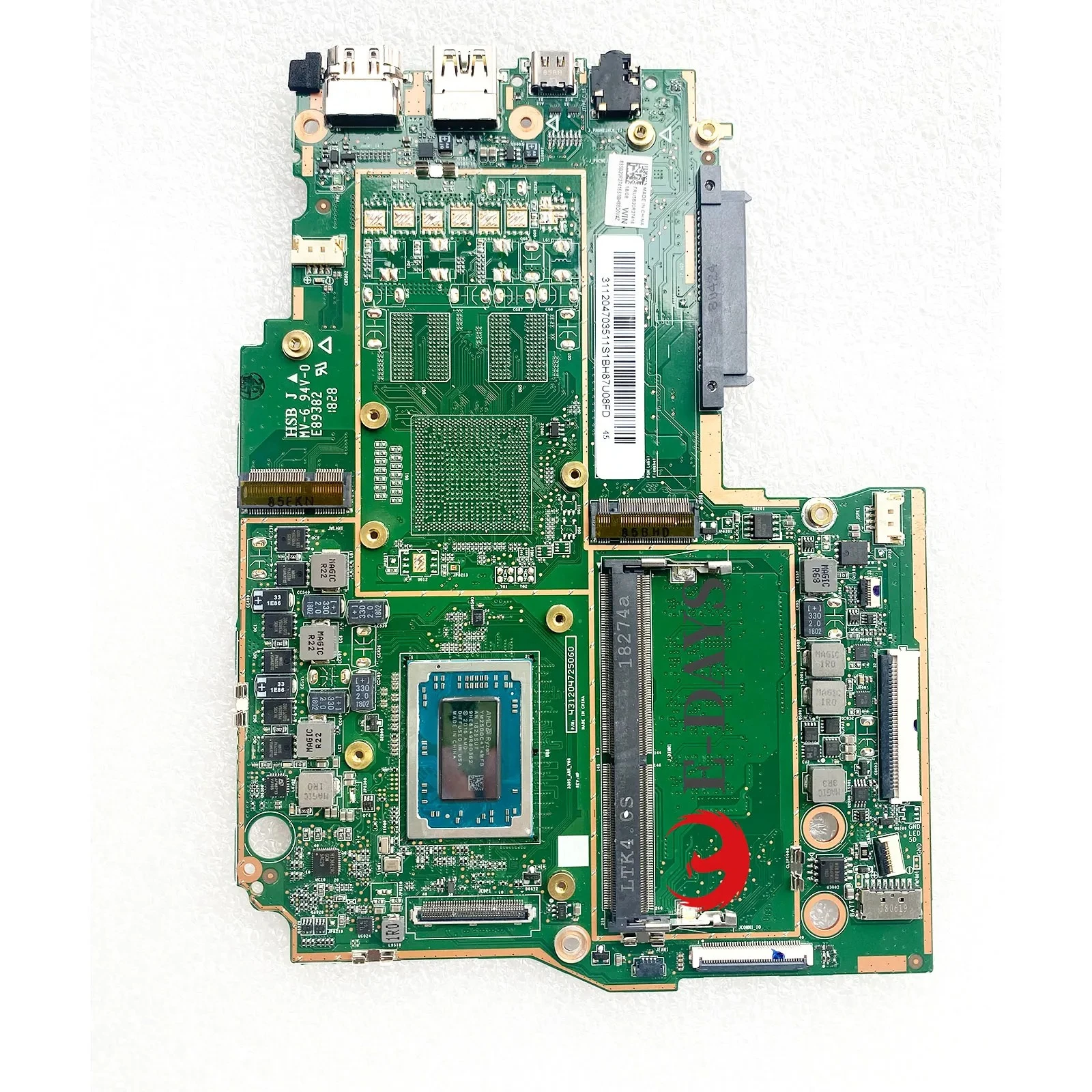 

5B20R27415 5B20R27416 5B20R27410 MainBoard FOR Lenovo Ideapad 330S-15ARR Laptop Motherboard with R3 / R5 / R7 CPU 4G-RAM 100% OK