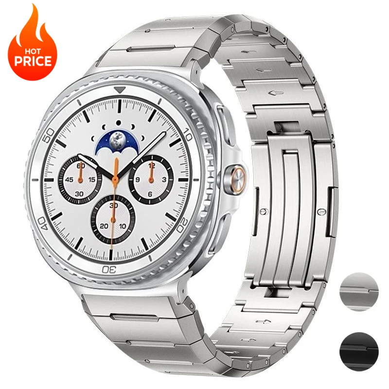 Stainless Steel Band For Samsung Galaxy Watch 8/8Classic 40 44 46MM Metal Wristband For Galaxy Watch Ultra 2025 47mm Accessories