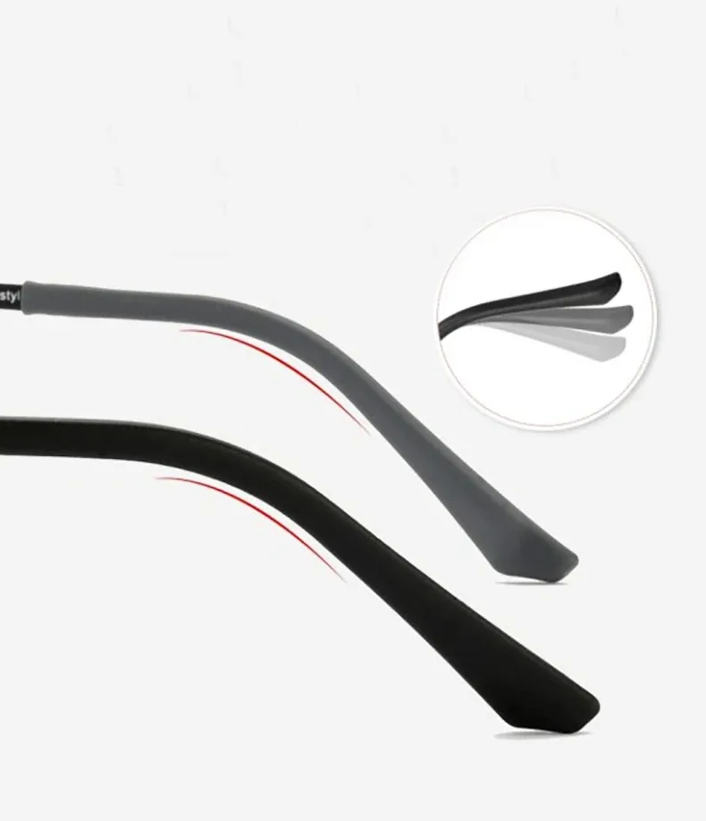 Hochwertige Lesebrille mit Titanrahmen für Damen und Herren, Anti-Blaulicht-Presbyopie-Brille mit Dioptrien +1,0 bis +4,0 – Detail 2