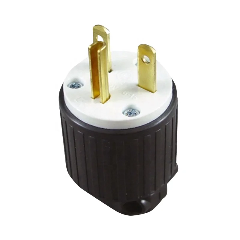 

NEMA 6-15P 15A 250V штекер адаптера питания 3-контактный разъем электрической промышленной проводки
