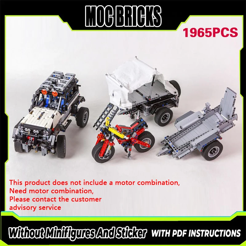 

Модель гоночного автомобиля MOC, конструктор из строительных блоков, внедорожник, модульная технология, подарки, праздничный набор для сборки, детские игрушки