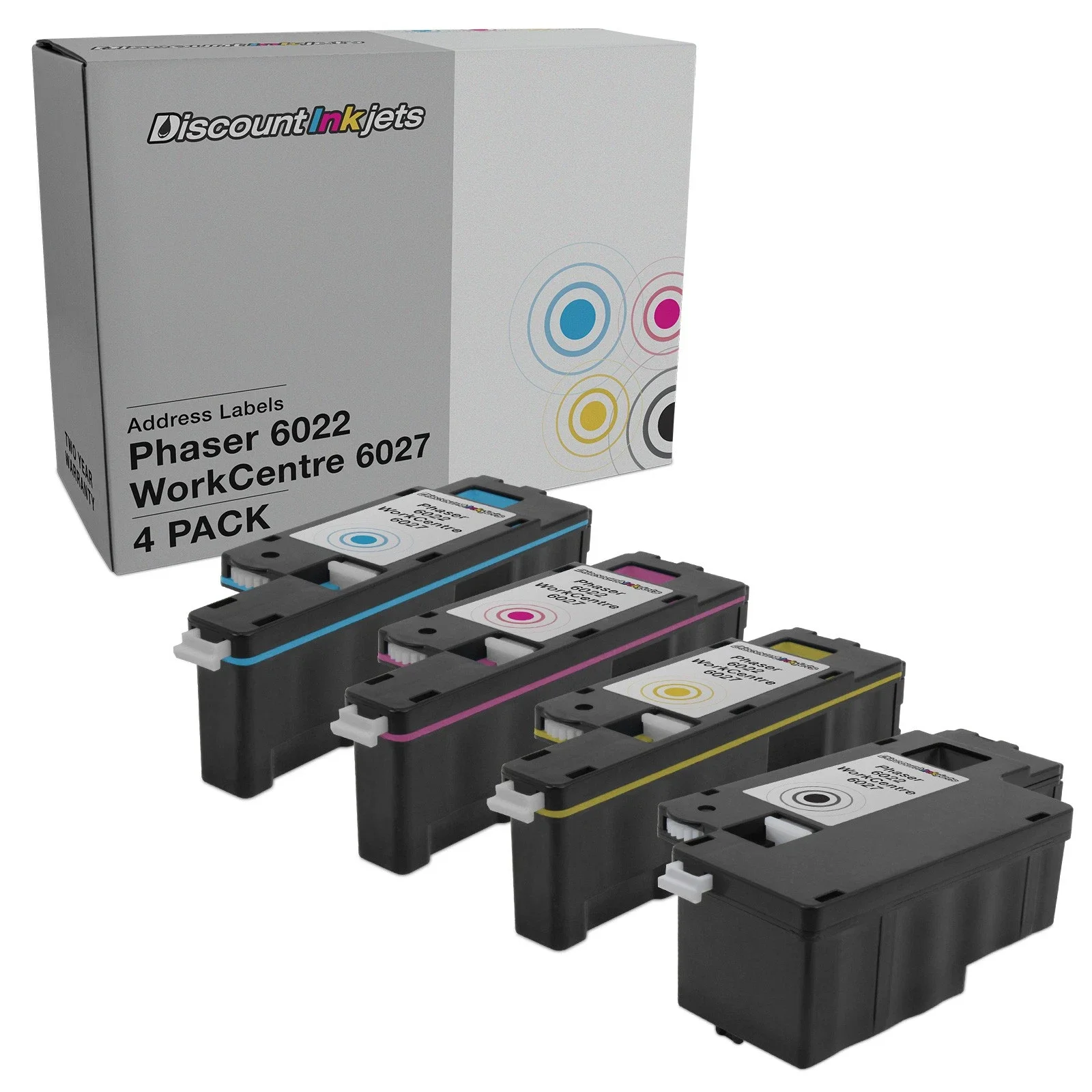 

DI Ink Cartridges for Xerox Phaser 6022 & Work Centre 6027 HY (4pk-Black)