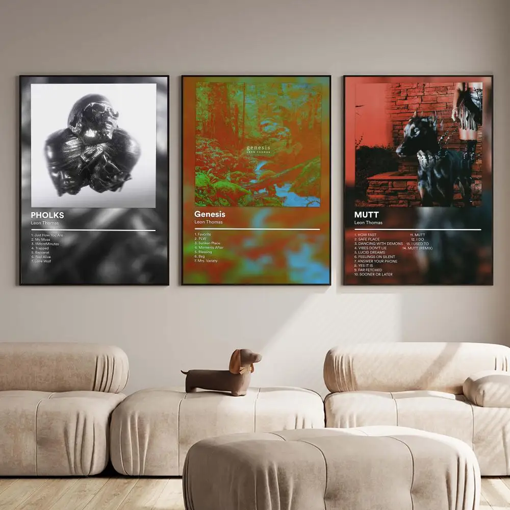 Rapper L-Leon Thomas Album Poster PP Wall Decor Posters Celebrity Music Art Prints Bedroom Office Gift