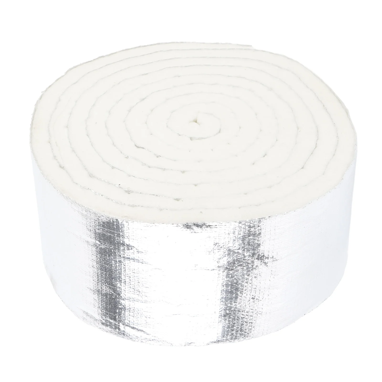 Thermal Insulation Tape 1000°C Heatproof IMPA813872 Aluminum Foil Pipe Wrap Insulated Auto Parts Home 3.94inx0.47inx10.82ft