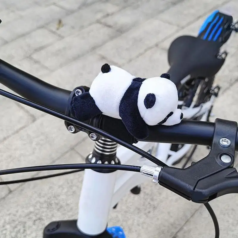 Moterbike Hangable Bike Cute Panda Ornaments Small Panda Pendant Sewing & Embroidery Scooter Ornaments For Motorcycle Emblems