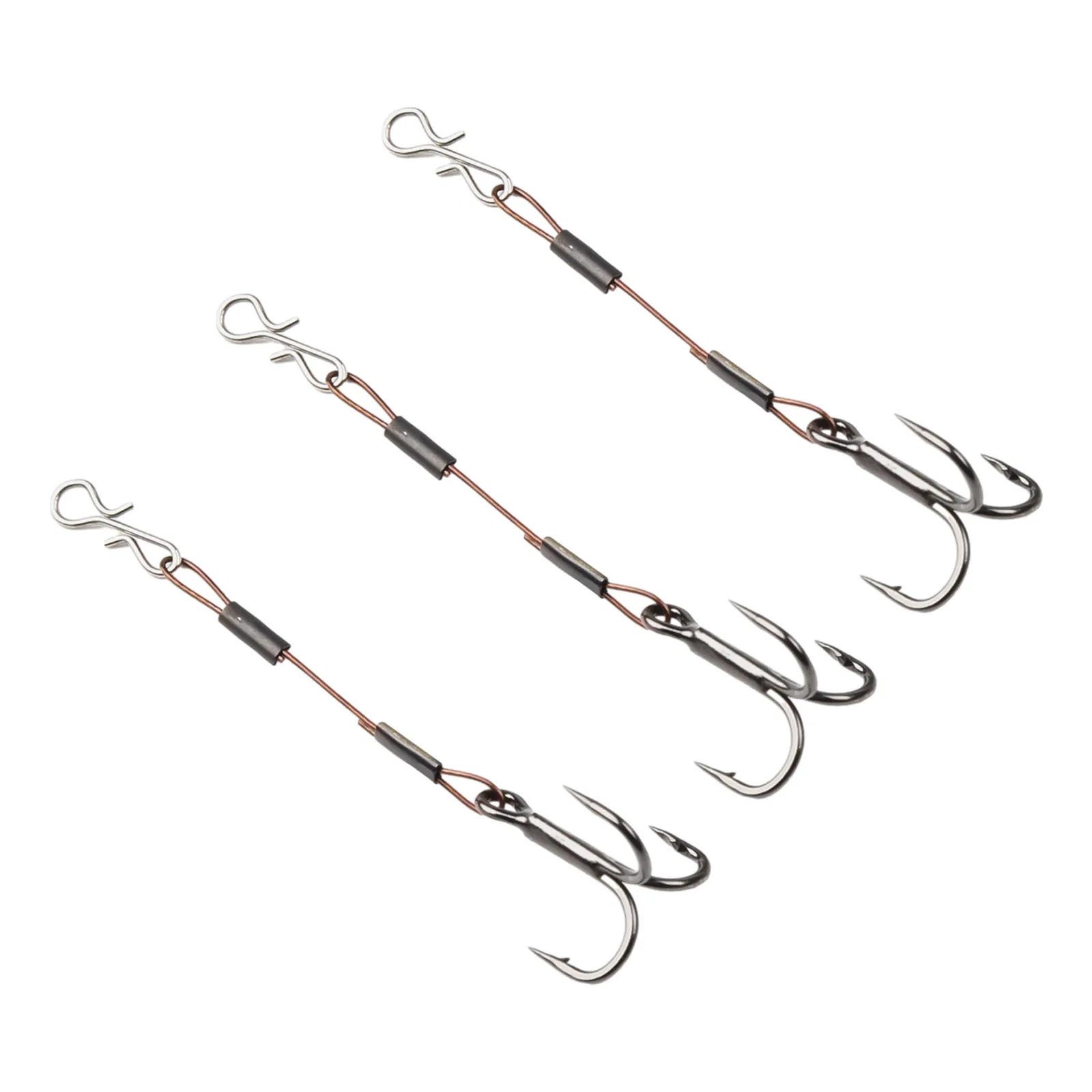 

Brand New Nice Best Treble Hooks Perch Random Color Set Pike Lure Tool Pike Stinger Stainless Steel High Quality