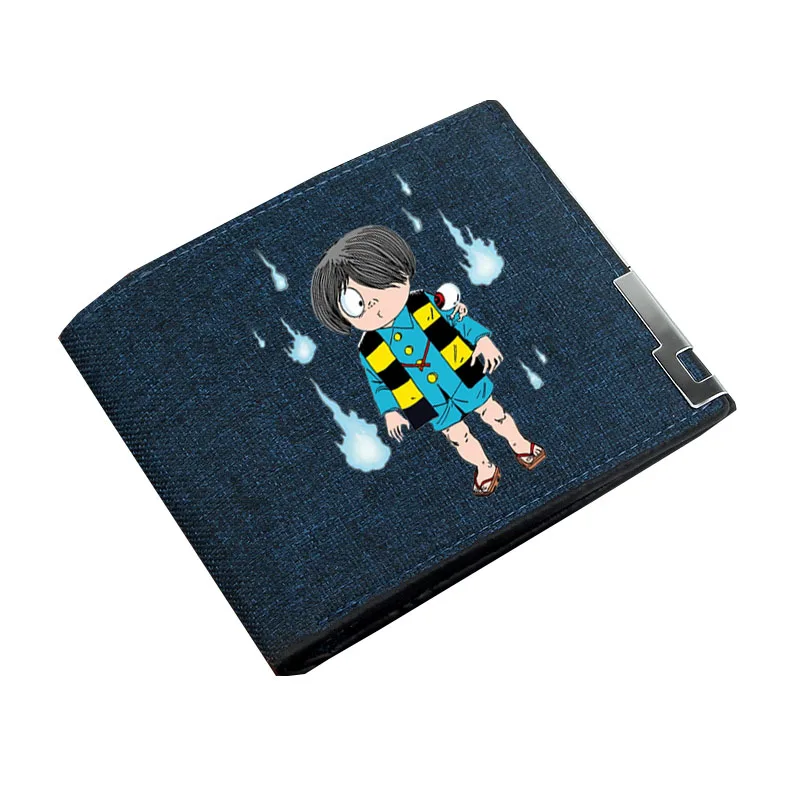 Anime Game GeGeGe no Kitaro Wallet Boy Gril Cartoon Coin Purse Teenager Canvas Wallet Casual Cash Holder Bi-Fold Short Wallet